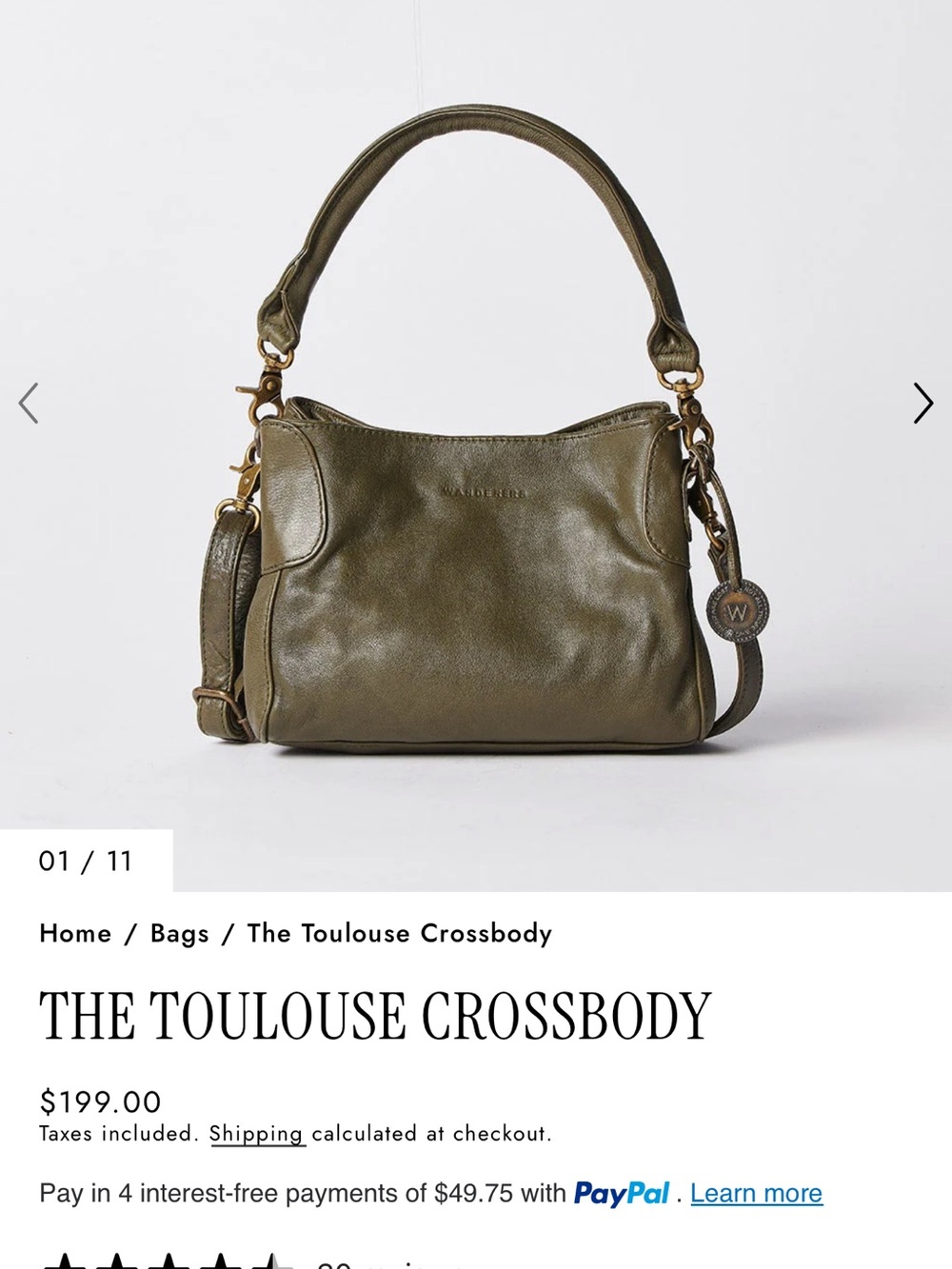Wanderers Olive Crossbody Set - Picture 10 of 12
